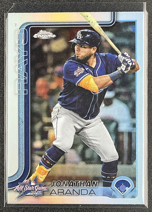 JONATHAN ARANDA 2025 TOPPS CHROME UPDATE #ASGC-20 ALL-STAR GAME RAYS