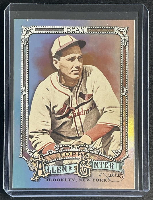DIZZY DEAN 2025 TOPPS ALLEN & GINTER #42 SILVER PORTRAIT CARDINALS