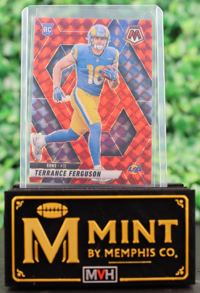 TERRANCE FERGUSON 2025 MOSAIC RC #364 RED CAMO LA RAMS