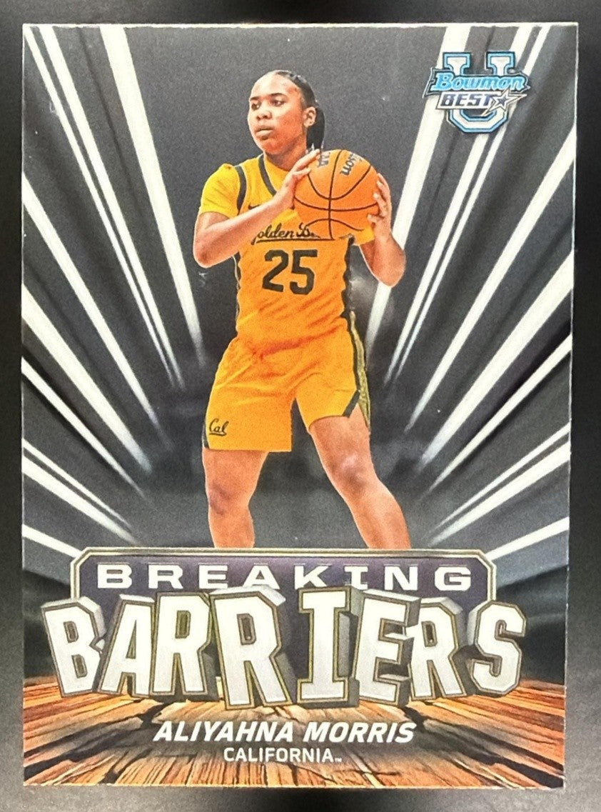 2025 Bowman Best University Aliyahna Morris #BB-17 Breaking Barriers
