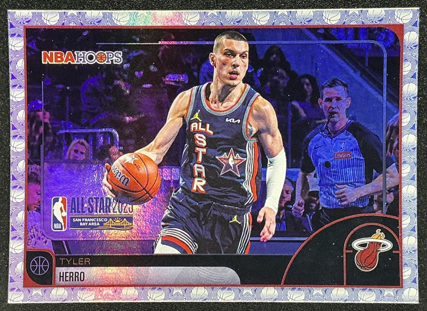 TYLER HERRO 2025-26 TOPPS HOOPS #280 RAINBOW FOIL ALL-STAR HEAT