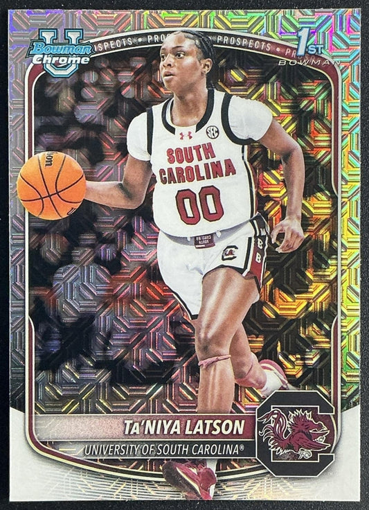 2025 Bowman Ta'Niya Latson #BCP-86 Chrome Mojo Refractor 1st Prospect