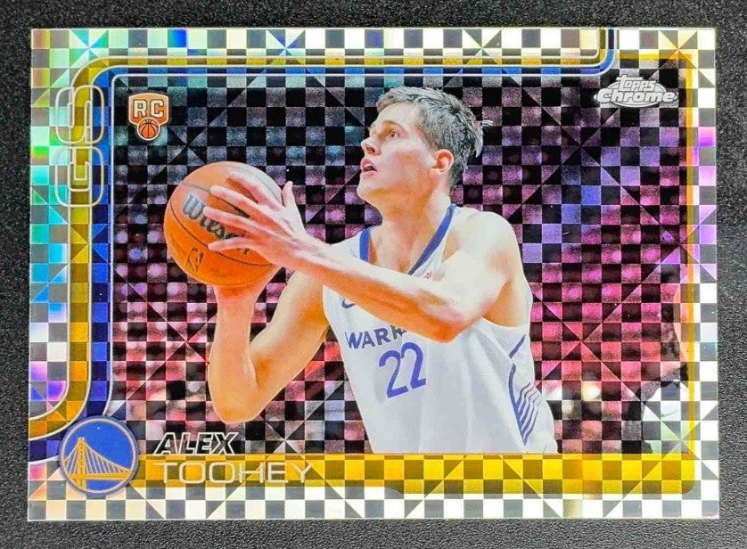 ALEX TOOHEY 2025-26 TOPPS CHROME #298 X-FRACTOR RC WARRIORS