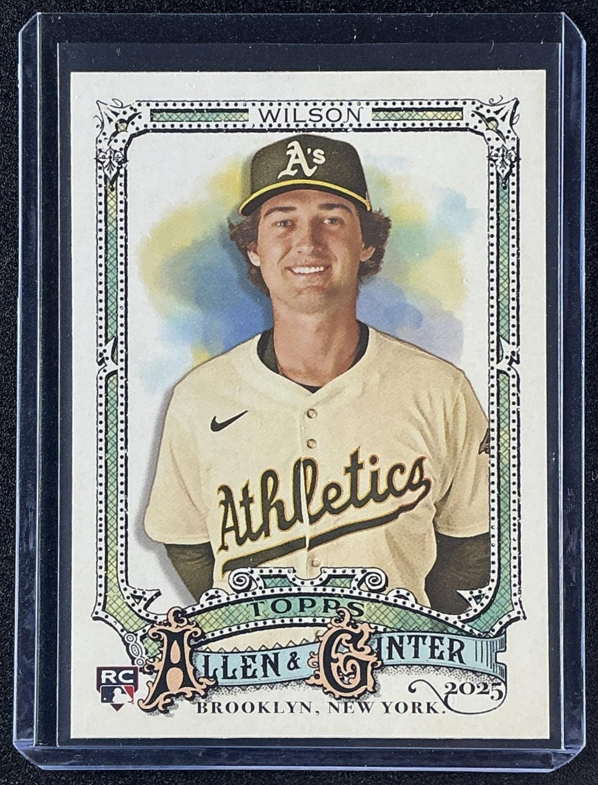 JACOB WILSON 2025 TOPPS ALLEN & GINTER #105 RC ATHLETICS