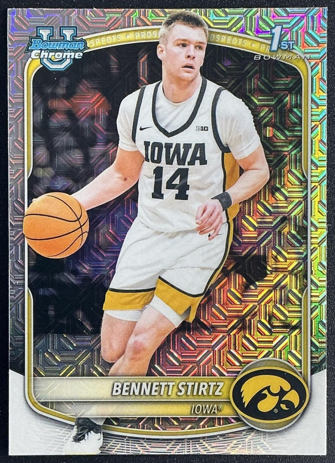 2025 Bowman Bennett Stirtz #BCP-90 Chrome Mojo Refractor 1st Prospect