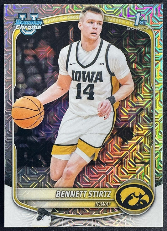 2025 Bowman Bennett Stirtz #BCP-90 Chrome Mojo Refractor 1st Prospect