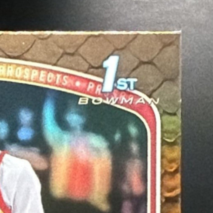 KARA DUNN 2025-26 BOWMAN #BCP-71 CHROME REPTILIAN REFRACTOR 1ST PROSPECT TROJANS
