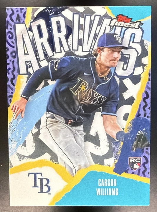 CARSON WILLIAMS 2026 TOPPS FINEST #A-11 ARRIVALS RC RAYS