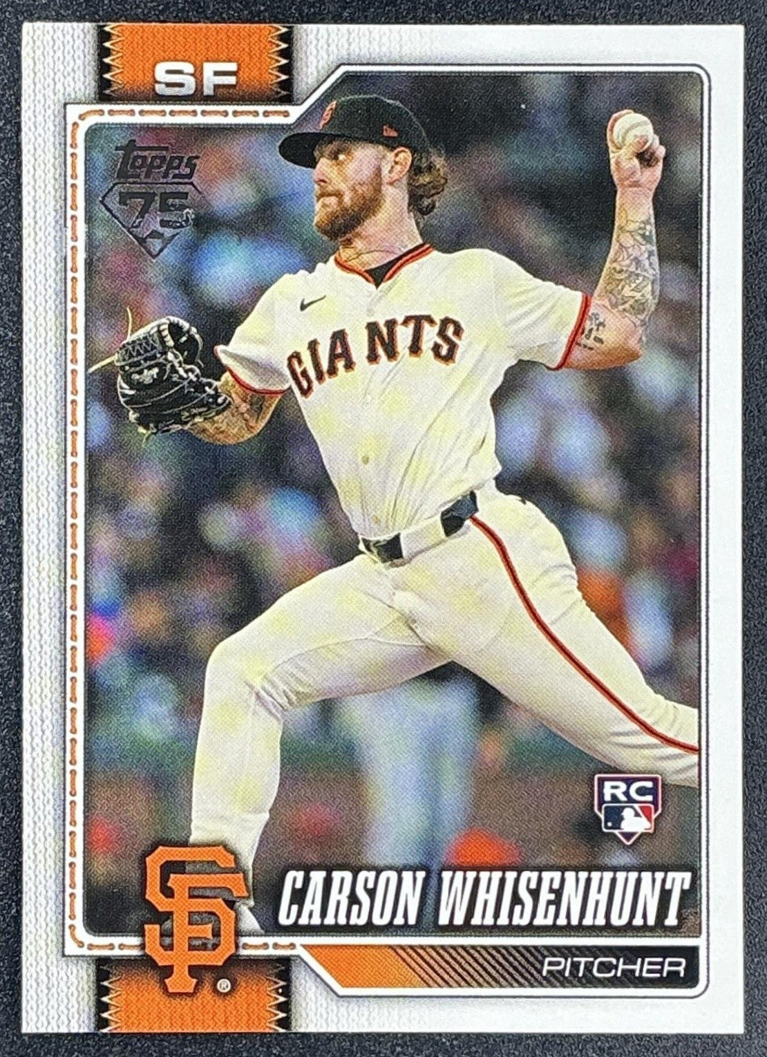 CARSON WHISENHUNT 2026 TOPPS #184 RC GIANTS