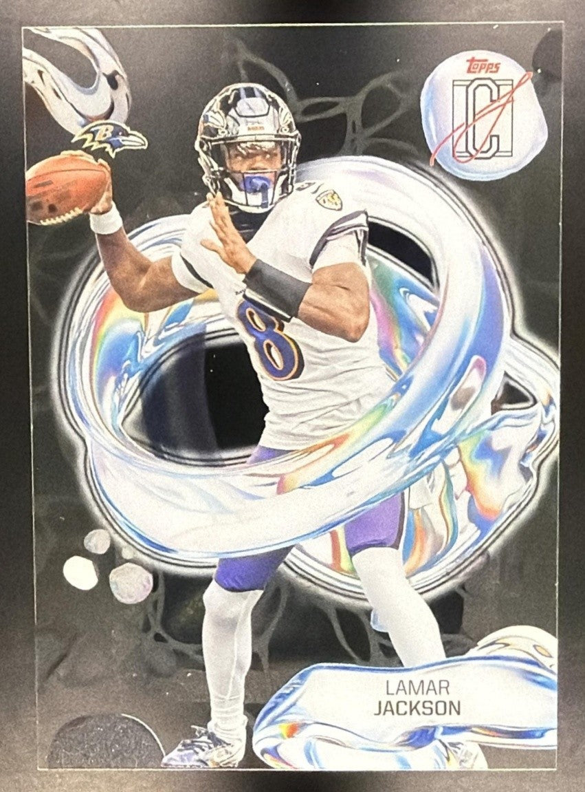 LAMAR JACKSON 2025 TOPPS SIGNATURE CLASS #FL-3 FLUIDITY SP RAVENS