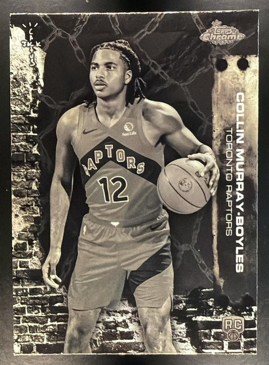 COLLIN MURRAY-BOYLES 2025-26 TOPPS CHROME X CACTUS JACK #69 RC RAPTORS