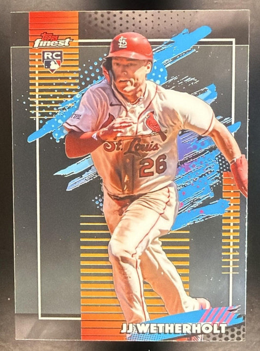 JJ WETHERHOLT 2026 TOPPS FINEST #127 UNCOMMON RC CARDINALS