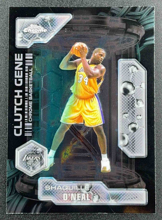 SHAQUILLE O'NEAL 2025-26 TOPPS CHROME #CG-27 CLUTCH GENE LAKERS