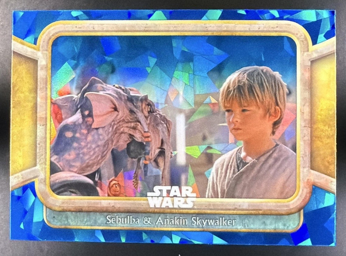 2024 Topps Chrome Sapphire Star Wars Sebulba & Anakin Skywalker #35