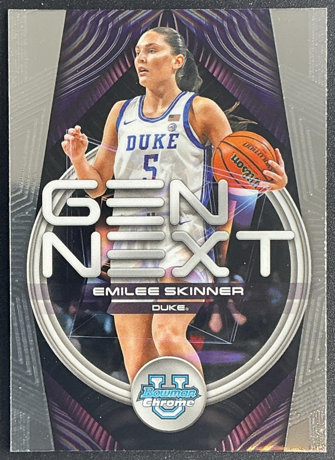 EMILEE SKINNER 2025-26 BOWMAN #GN-4 GEN NEXT CHROME BLUE DEVILS