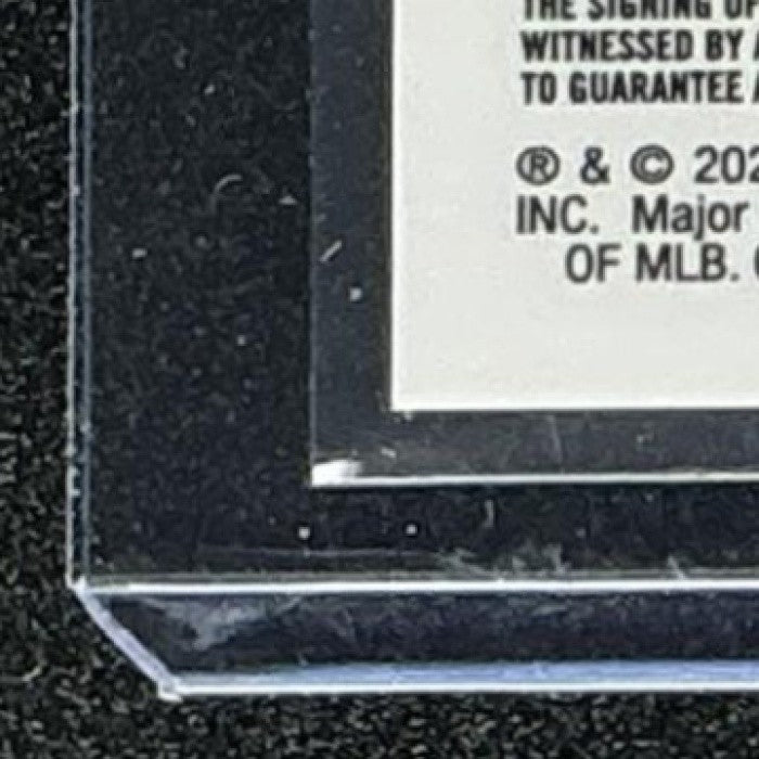 CONNOR NORBY 2025 TOPPS CHROME UPDATE SAPPHIRE #USA-CN AUTO 128/199 RC MARLINS