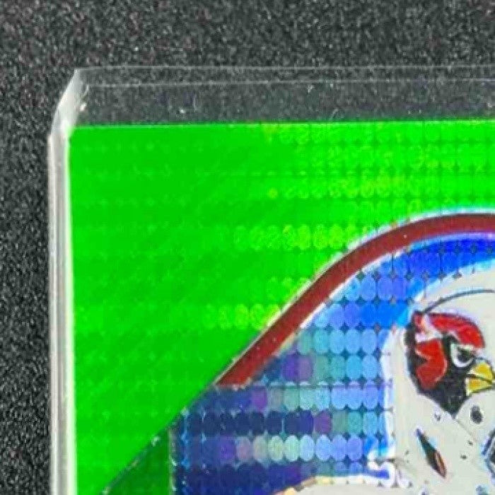 2025 Panini Prizm Trey McBride #PJY-TME Premier Jerseys Neon Green Pulsar MEM