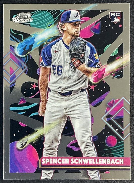 SPENCER SCHWELLENBACH 2025 TOPPS COSMIC CHROME #157 RC BRAVES