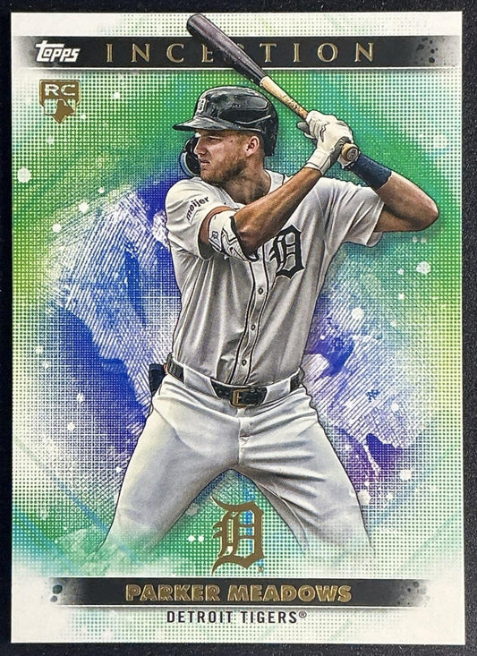 PARKER MEADOWS 2024 TOPPS INCEPTION #62 RC TIGERS