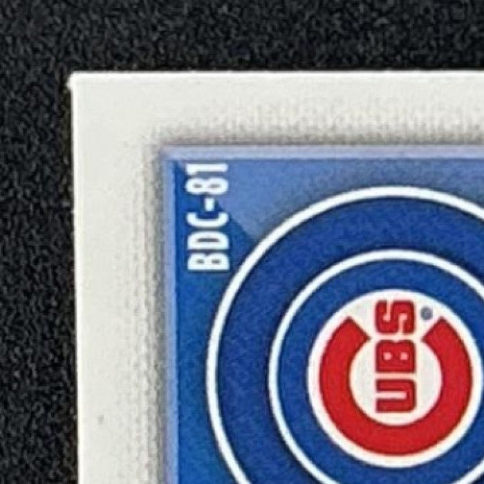COLE MATHIS 2024 BOWMAN DRAFT #BDC-81 CHROME REFRACTOR 1ST PROSPECT CUBS