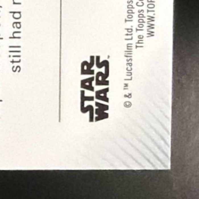 LUKE SKYWALKER 2025 TOPPS STAR WARS HYPERSPACE #80