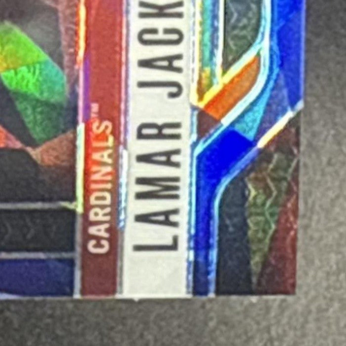 LAMAR JACKSON 2025 PANINI PRIZM DRAFT PICKS #177 BLUE ICE 67/149 CARDINALS