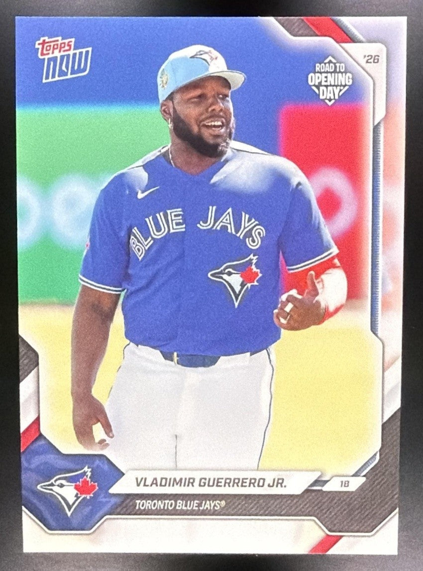 VLADIMIR GUERRERO JR. 2026 TOPPS NOW ROAD TO OPENING DAY #OD-41 BLUE JAYS