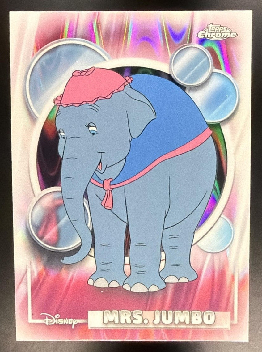 MRS. JUMBO 2026 TOPPS CHROME DISNEY #87 RAYWAVE REFRACTOR DUMBO