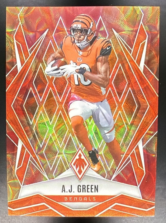 A.J. GREEN 2025 PANINI PHOENIX FACTORY SET #100 FIREBURST /350 BENGALS