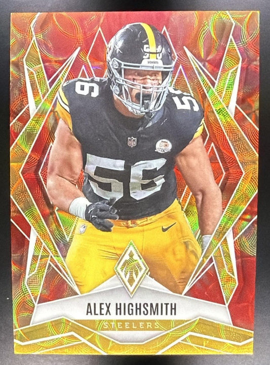 ALEX HIGHSMITH 2025 PANINI PHOENIX FACTORY SET #67 FIREBURST /350 STEELERS