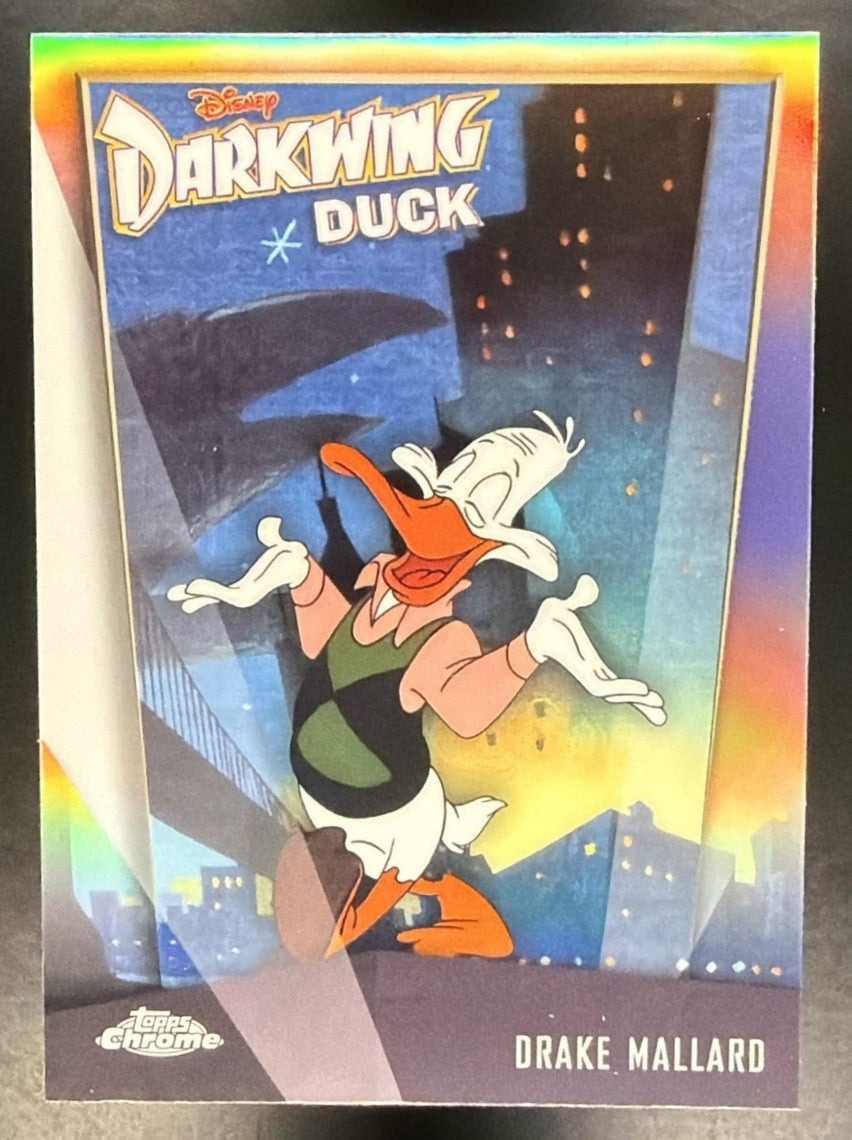 DRAKE MALLARD 2026 TOPPS CHROME DISNEY #DD-2 DARKWING DUCK 35TH ANNIVERSARY