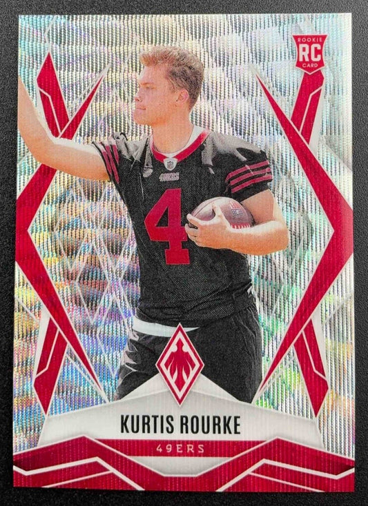 KURTIS ROURKE 2025 PANINI PHOENIX #199 WAVE 41/199 RC 49ERS