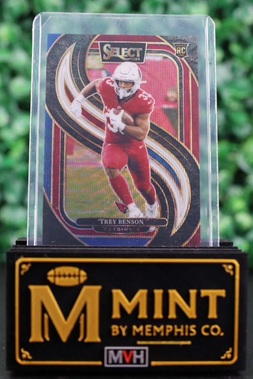 TREY BENSON 2024 SELECT PREMIER LEVEL ROOKIE TRI-COLOR RC /249 Cardinals