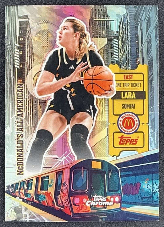 2025 Topps Chrome McDonald's Lara Somfai #HR-23 High Rises Refractor