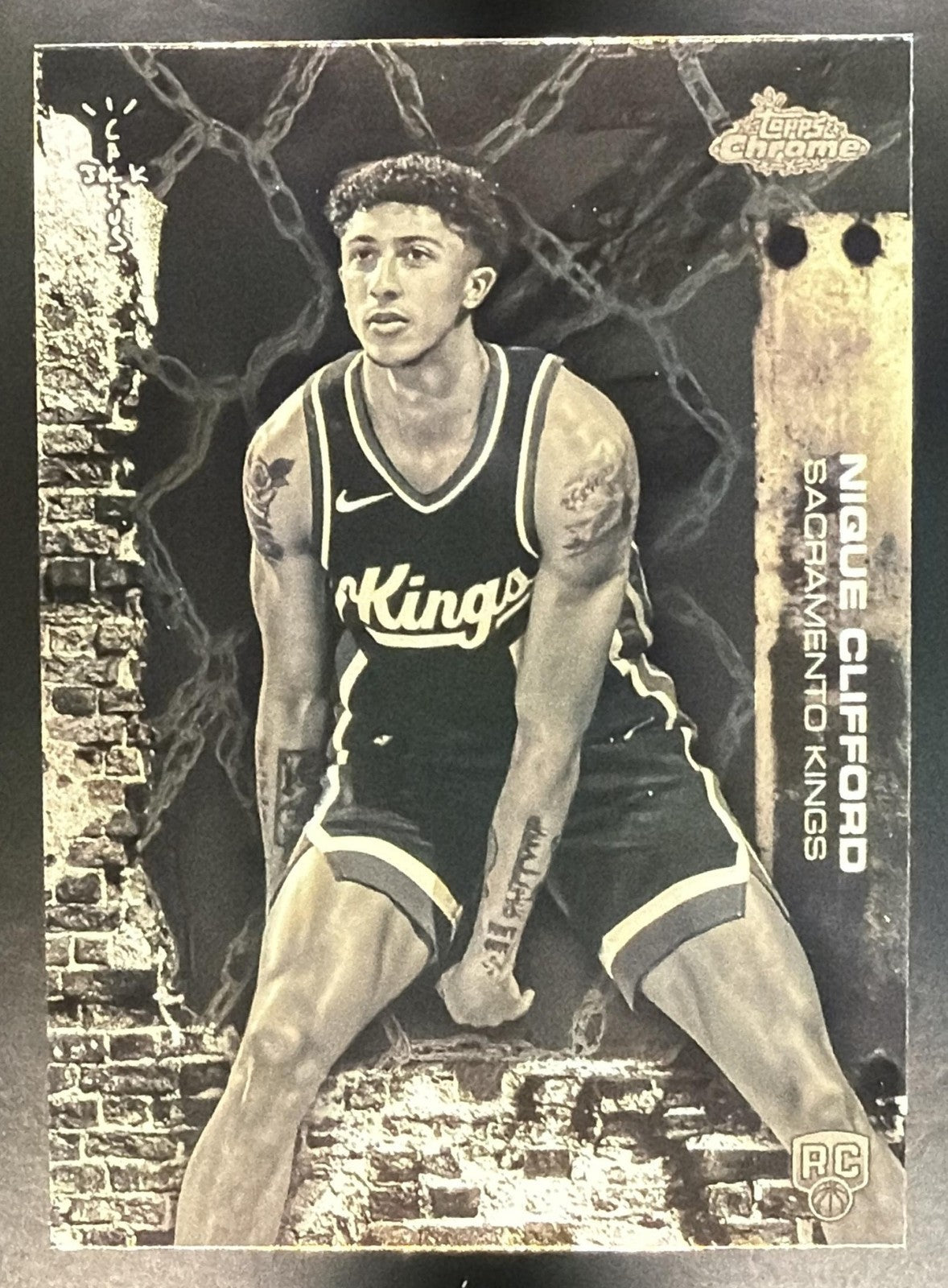 NIQUE CLIFFORD 2025-26 TOPPS CHROME X CACTUS JACK #84 RC KINGS