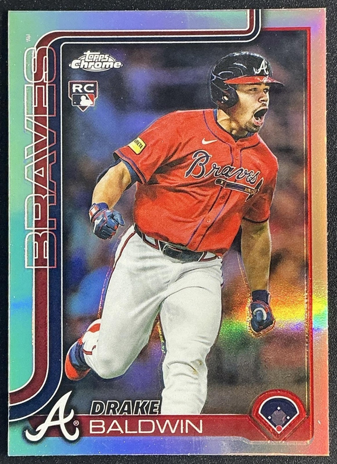 DRAKE BALDWIN 2025 TOPPS CHROME UPDATE #USC96 REFRACTOR RC BRAVES