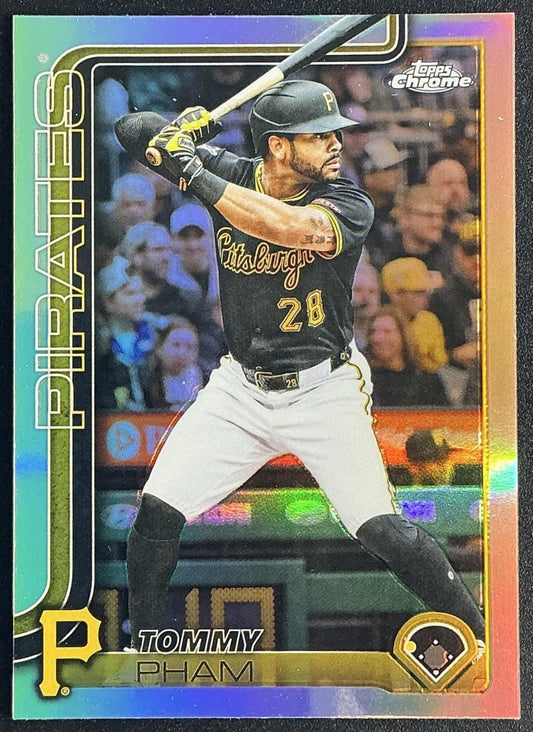 TOMMY PHAM 2025 TOPPS CHROME UPDATE #USC45 REFRACTOR PIRATES