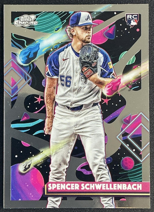 SPENCER SCHWELLENBACH 2025 TOPPS COSMIC CHROME #157 RC BRAVES