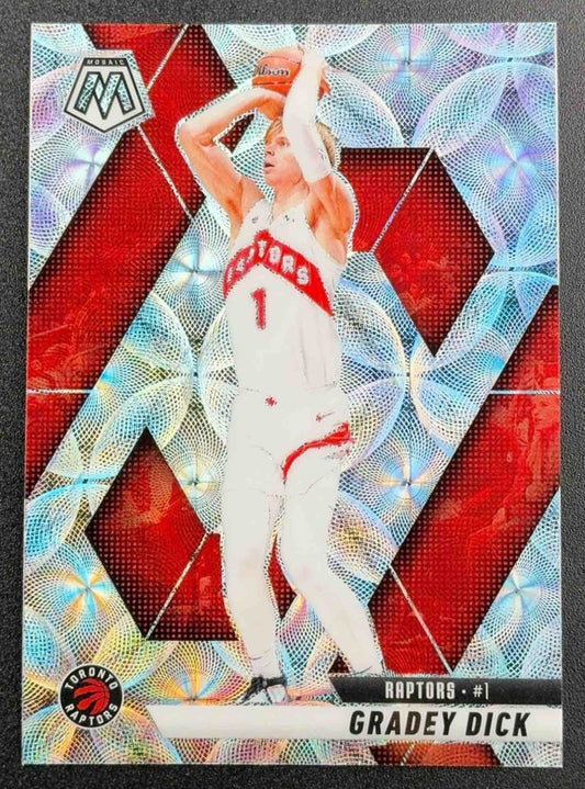 GRADEY DICK 2024-25 PANINI MOSAIC #98 INTERNATIONAL MOSAIC RAPTORS