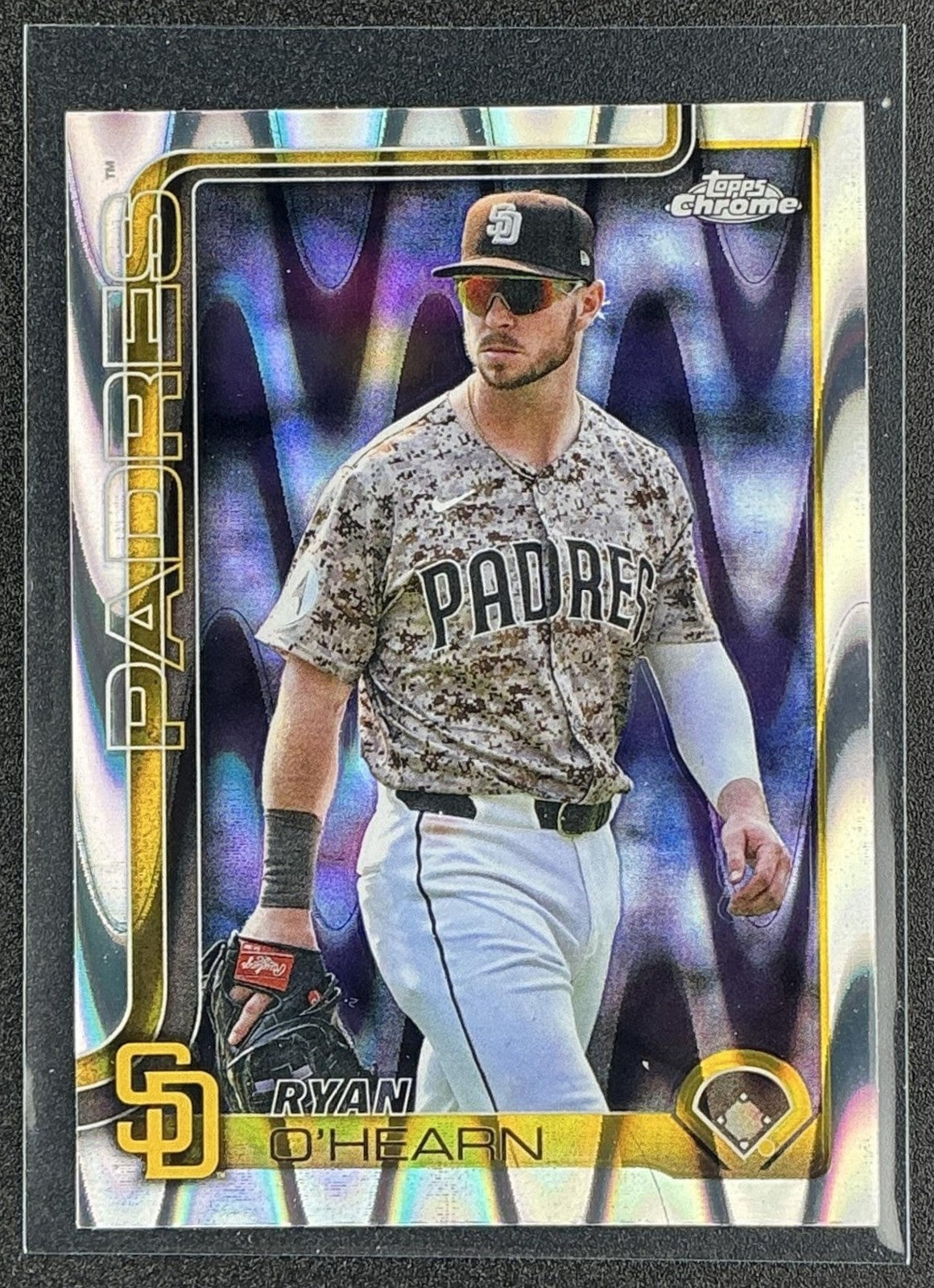 RYAN O'HEARN 2025 TOPPS CHROME UPDATE #USC71 RAYWAVE REFRACTOR PADRES