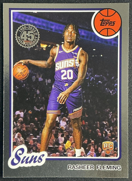 RASHEER FLEMING 2025-26 TOPPS #80BK-74 1980-81 RC SUNS