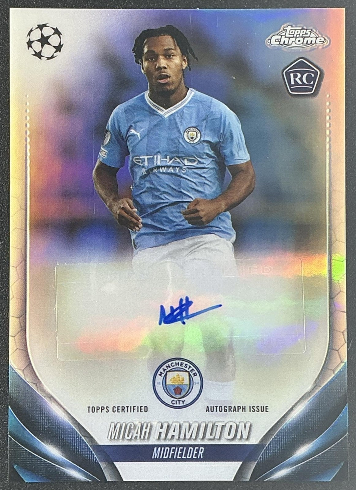 2023 Topps Chrome UEFA Club Competitions Micah Hamilton #CA-MH Auto RC
