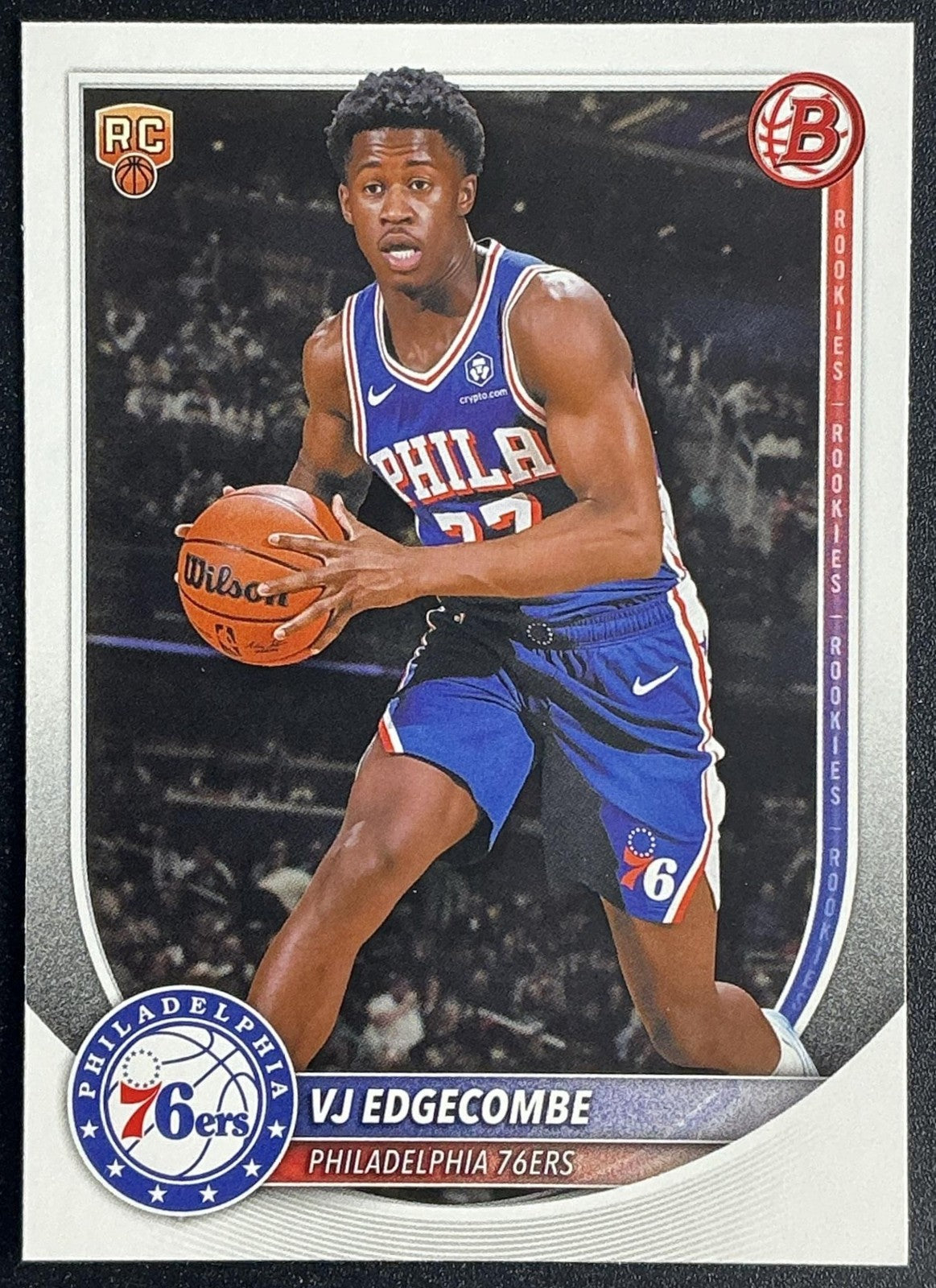 VJ EDGECOMBE 2025-26 BOWMAN #3 RC 76ERS