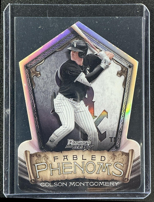 COLSON MONTGOMERY 2024 BOWMAN'S BEST #FP-25 FABLED PHENOMS WHITE SOX