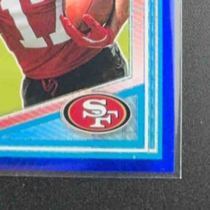 2025 Panini Donruss Optic Jordan Watkins #289 Rated Rookie Blue Hyper Prizm