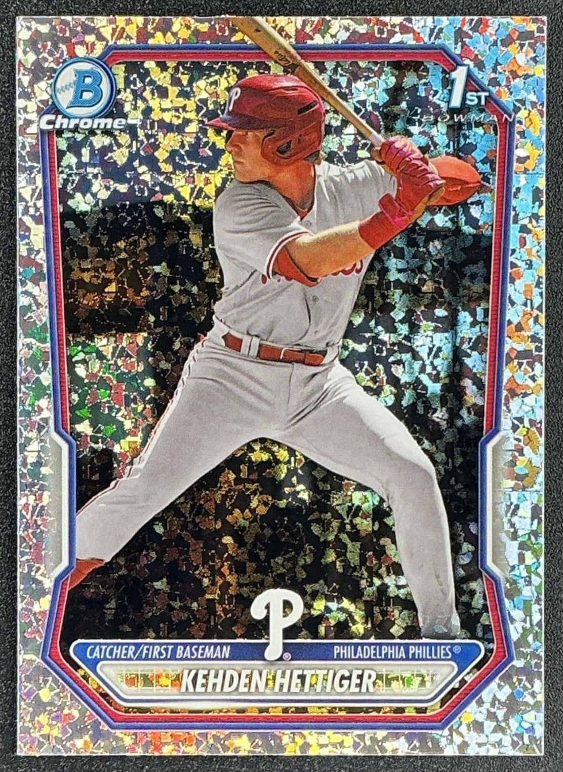 2026 Bowman Kehden Hettiger #BCP-101 Chrome Mini-Diamond Refractor 1st Prospect