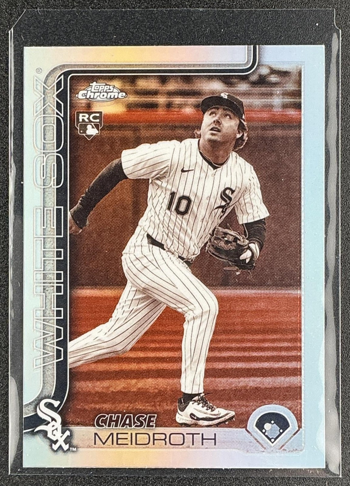 CHASE MEIDROTH 2025 TOPPS CHROME UPDATE #USC75 SEPIA REFRACTOR RC WHITE SOX
