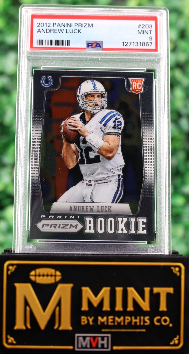Andrew Luck 2012 Panini Prizm #203 RC First Year Prizm PSA 9 Colts