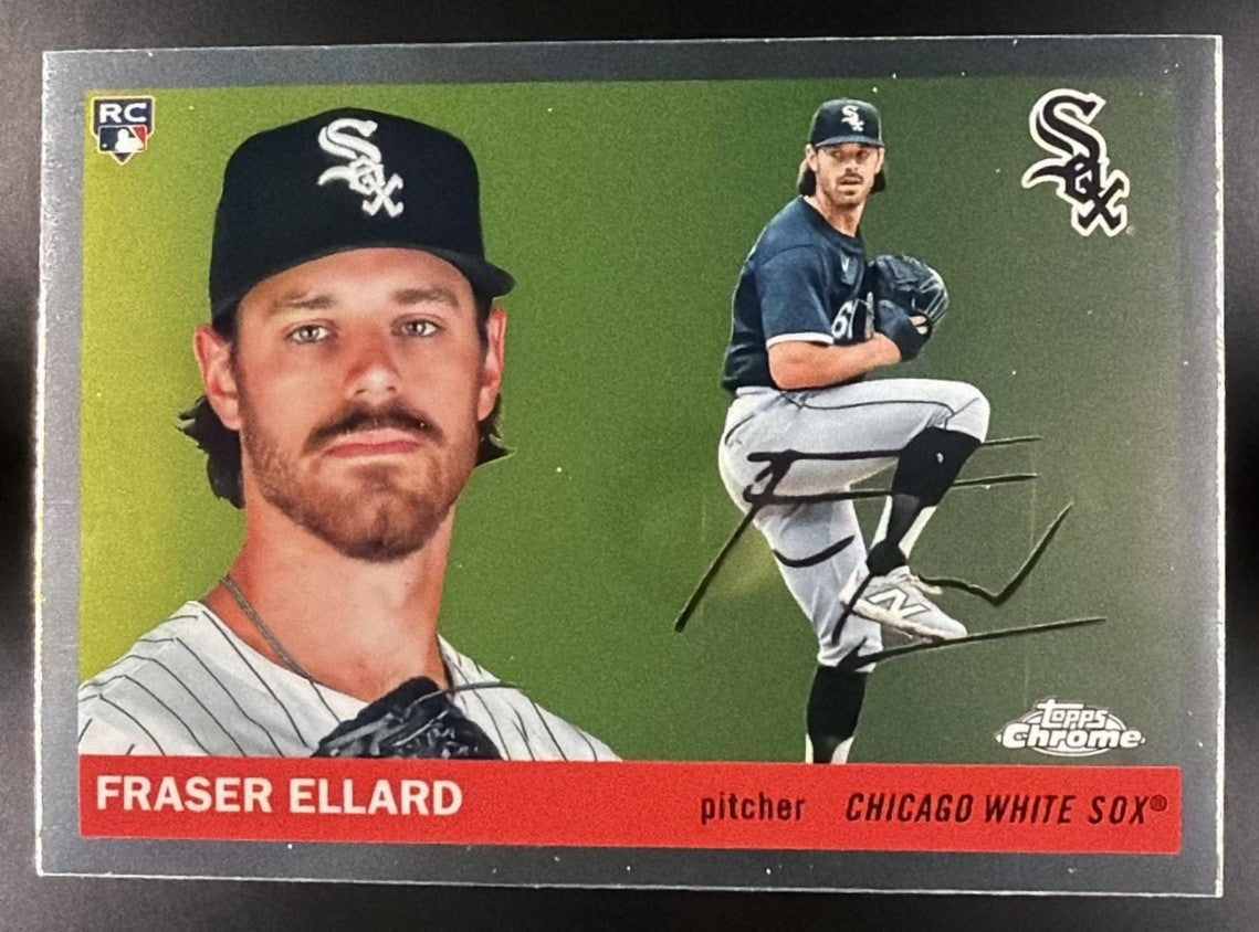 FRASER ELLARD 2025 TOPPS CHROME PLATINUM ANNIVERSARY #210 RC WHITE SOX
