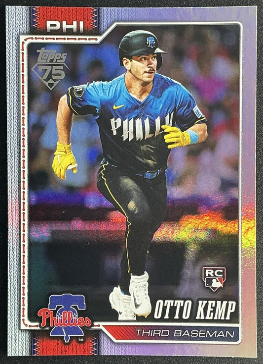 OTTO KEMP 2026 TOPPS SERIES 1 #187 RAINBOW FOIL RC PHILLIES